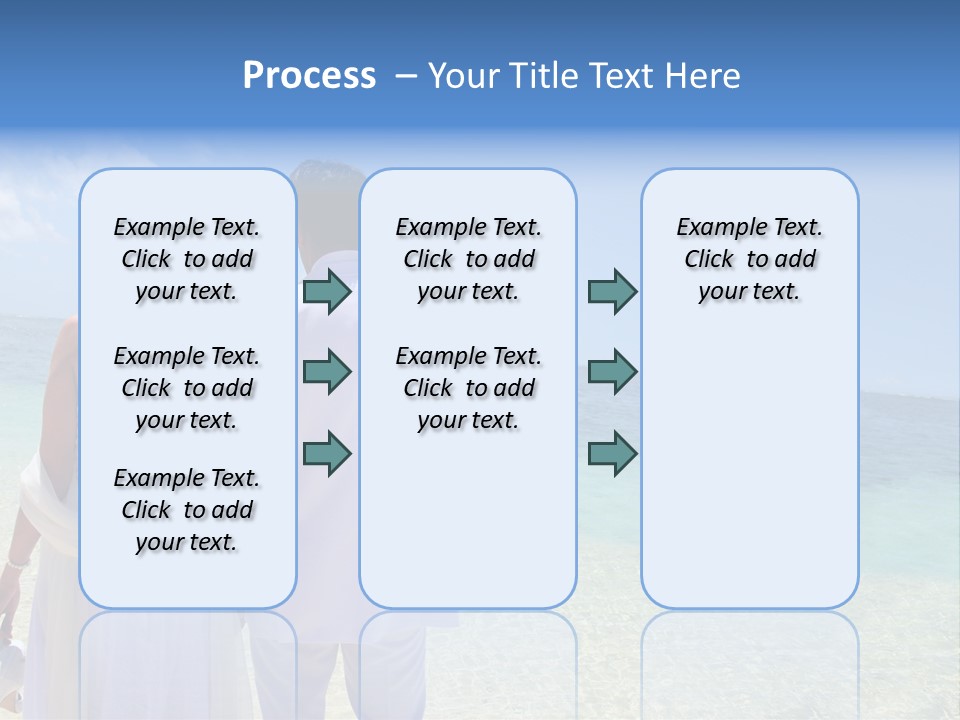 Cheerful Resort Blond PowerPoint Template