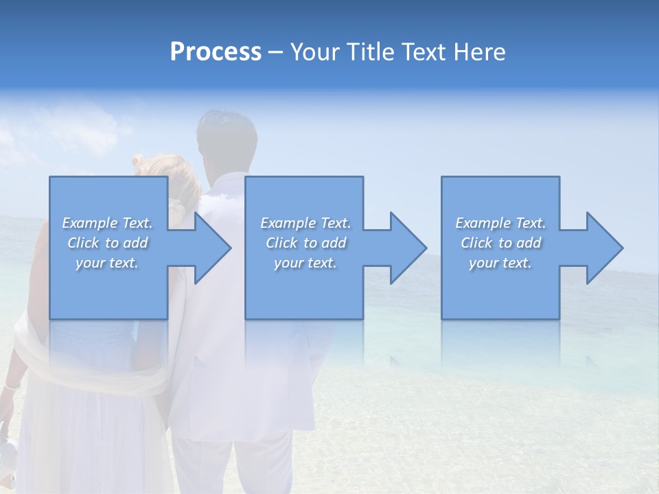 Cheerful Resort Blond PowerPoint Template