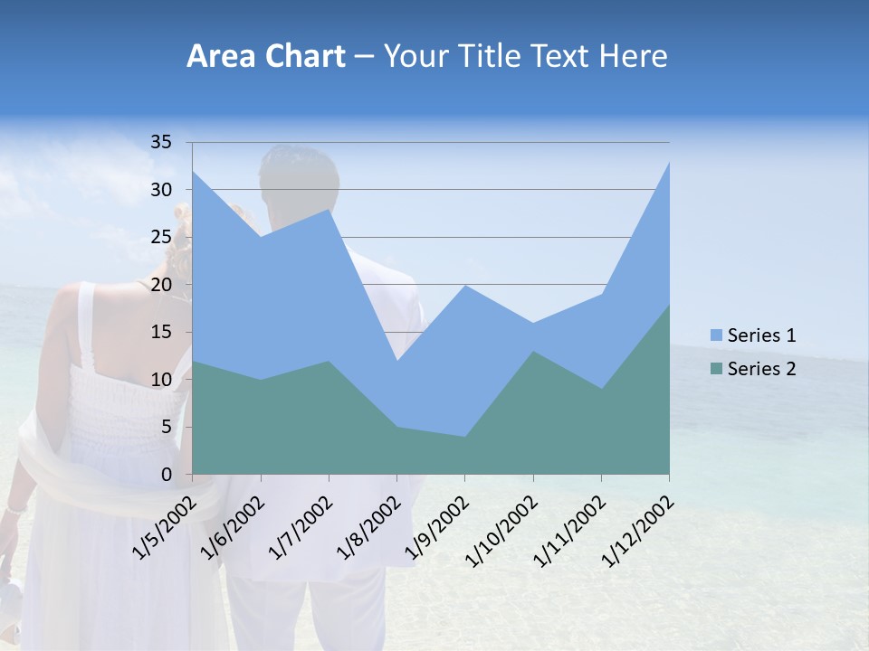 Cheerful Resort Blond PowerPoint Template