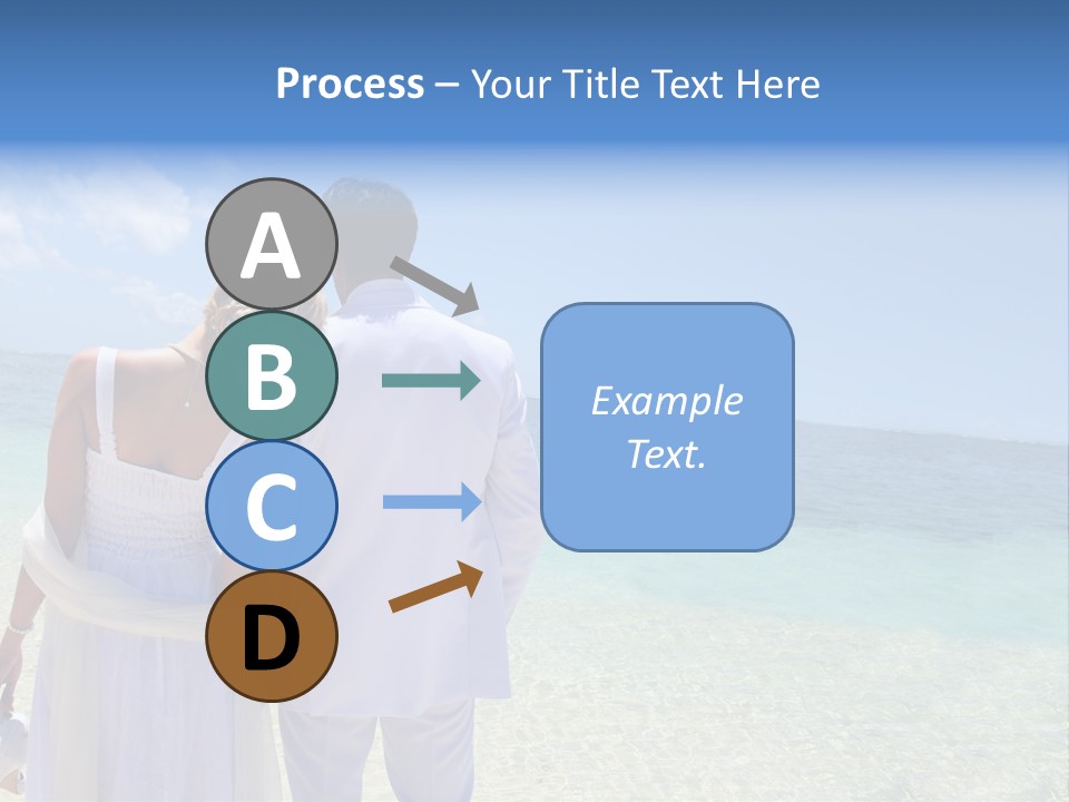 Cheerful Resort Blond PowerPoint Template