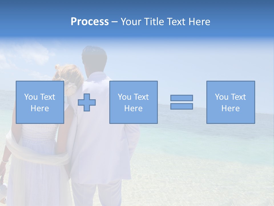 Cheerful Resort Blond PowerPoint Template