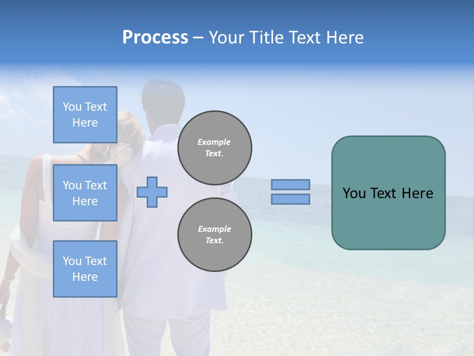 Cheerful Resort Blond PowerPoint Template