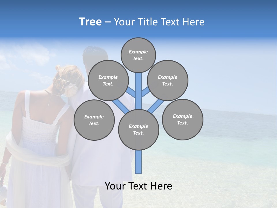 Cheerful Resort Blond PowerPoint Template