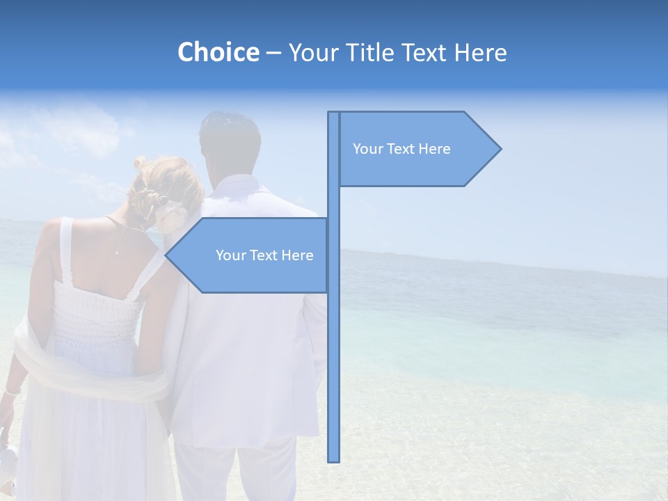 Cheerful Resort Blond PowerPoint Template