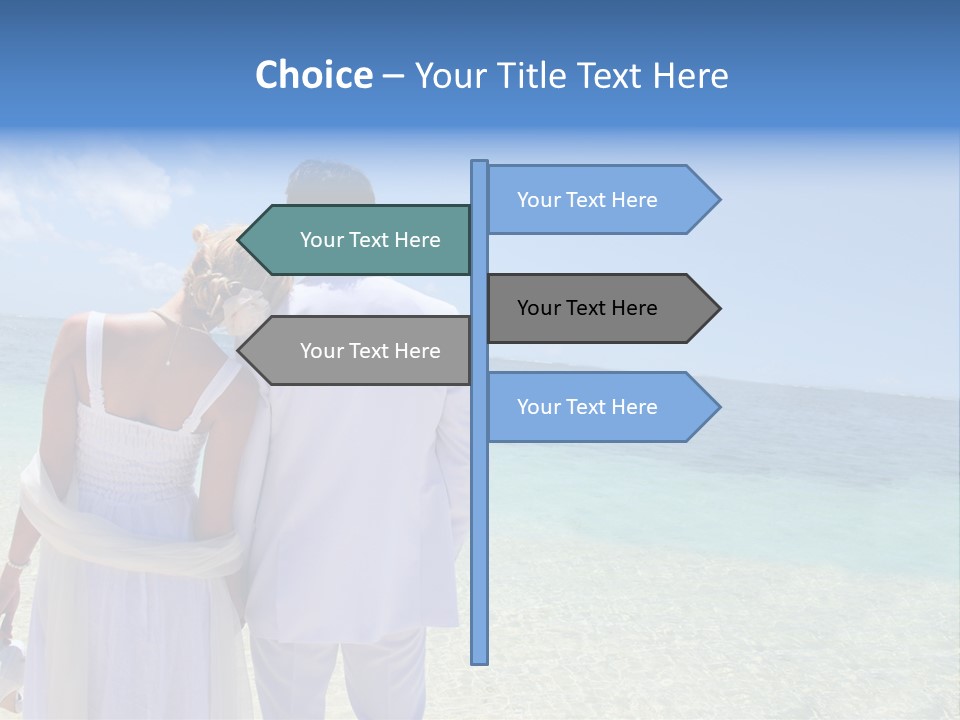 Cheerful Resort Blond PowerPoint Template