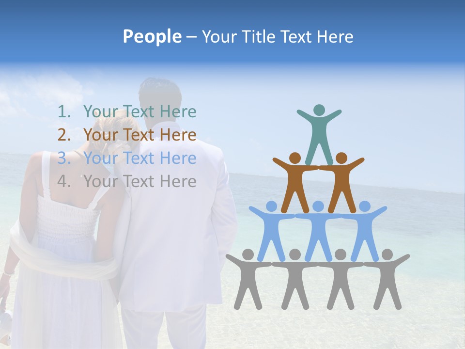 Cheerful Resort Blond PowerPoint Template