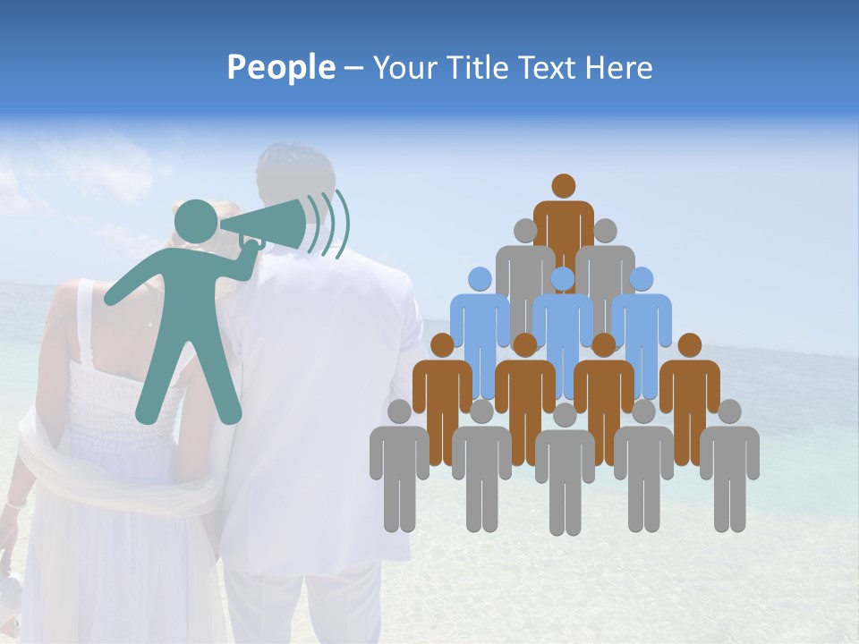 Cheerful Resort Blond PowerPoint Template