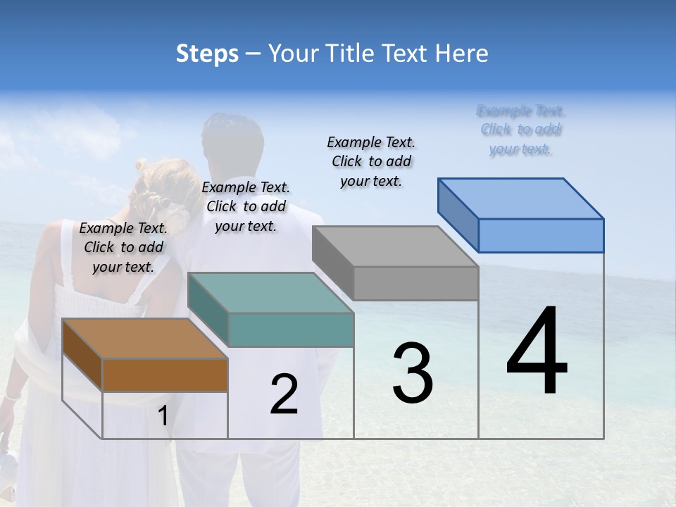 Cheerful Resort Blond PowerPoint Template