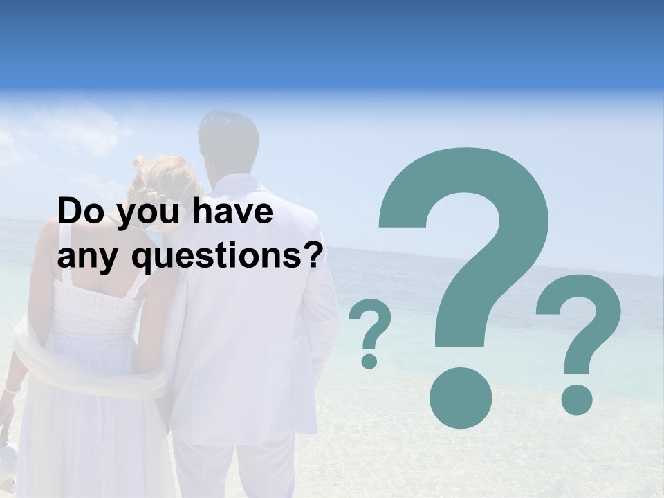 Cheerful Resort Blond PowerPoint Template