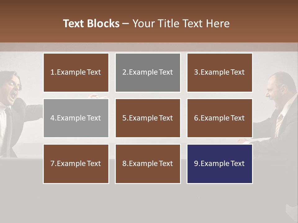 Anger Manager Company PowerPoint Template