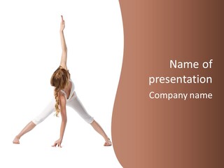 Pilates Body Pose PowerPoint Template