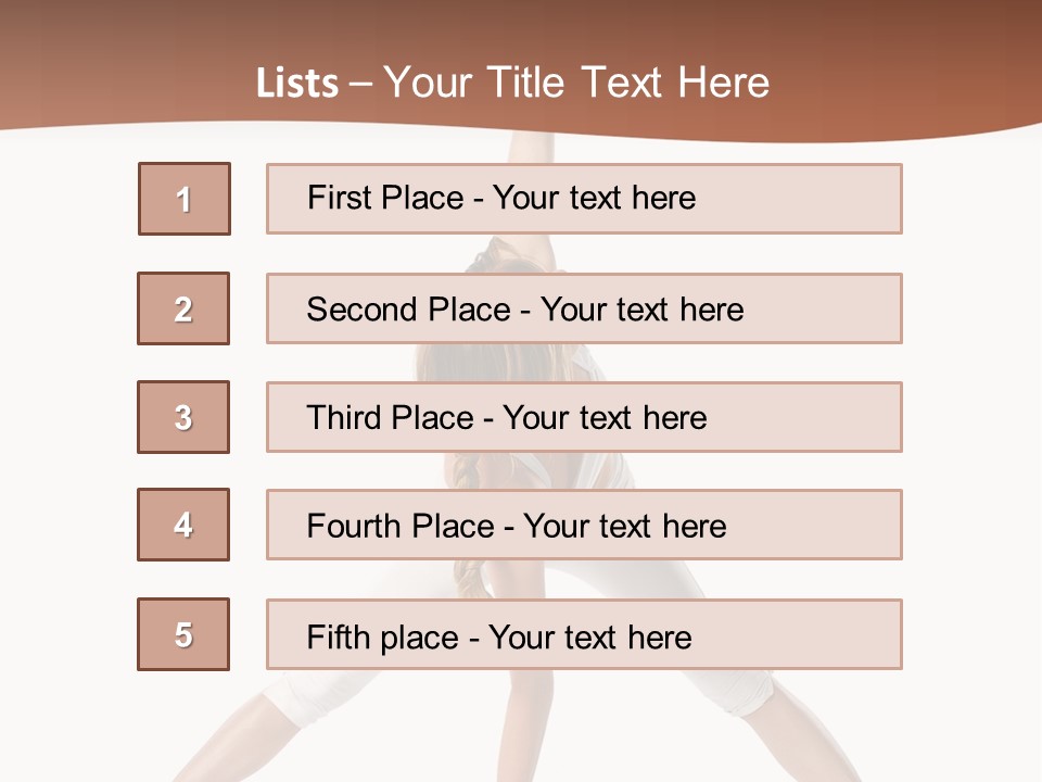 Pilates Body Pose PowerPoint Template