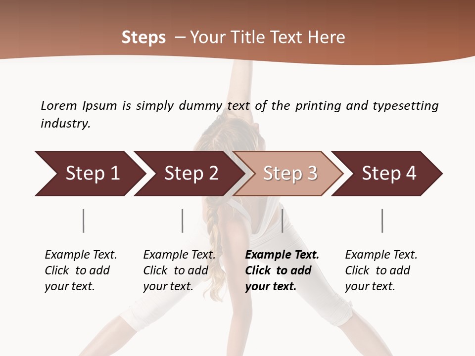 Pilates Body Pose PowerPoint Template