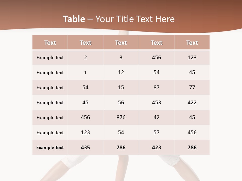 Pilates Body Pose PowerPoint Template