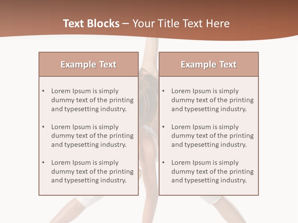 Pilates Body Pose PowerPoint Template