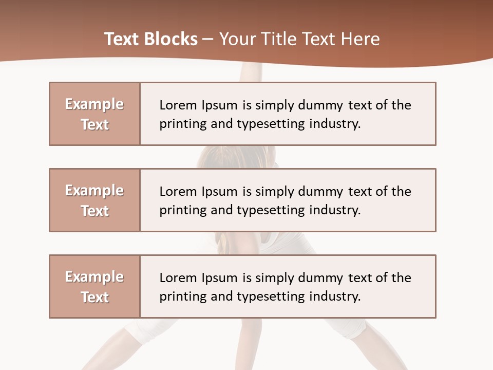 Pilates Body Pose PowerPoint Template