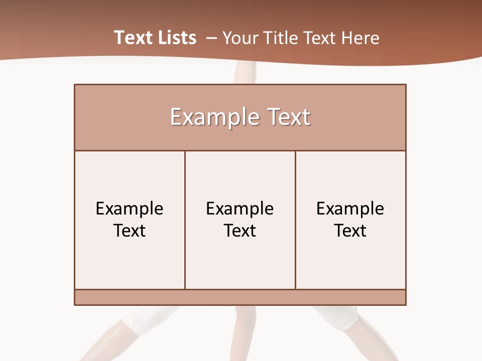 Pilates Body Pose PowerPoint Template
