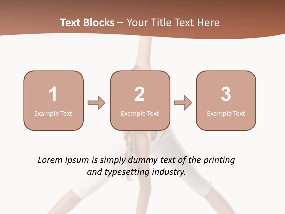 Pilates Body Pose PowerPoint Template