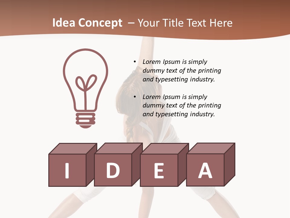 Pilates Body Pose PowerPoint Template