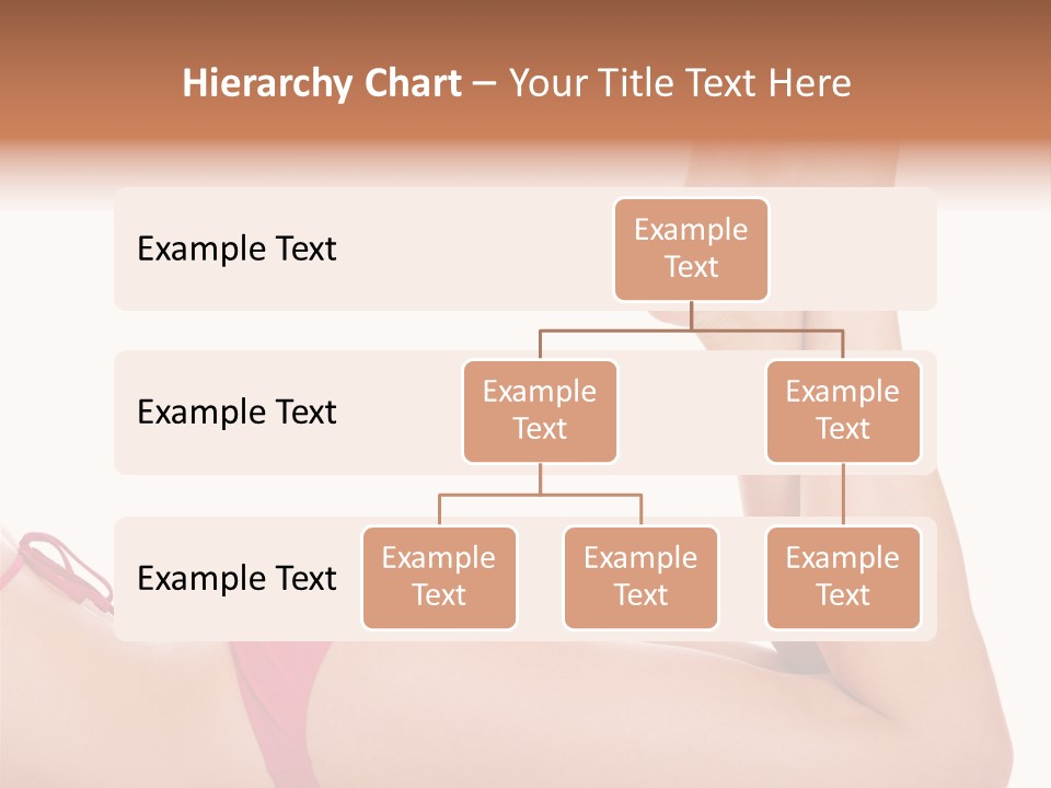 Isolated On White Skin Bikini PowerPoint Template