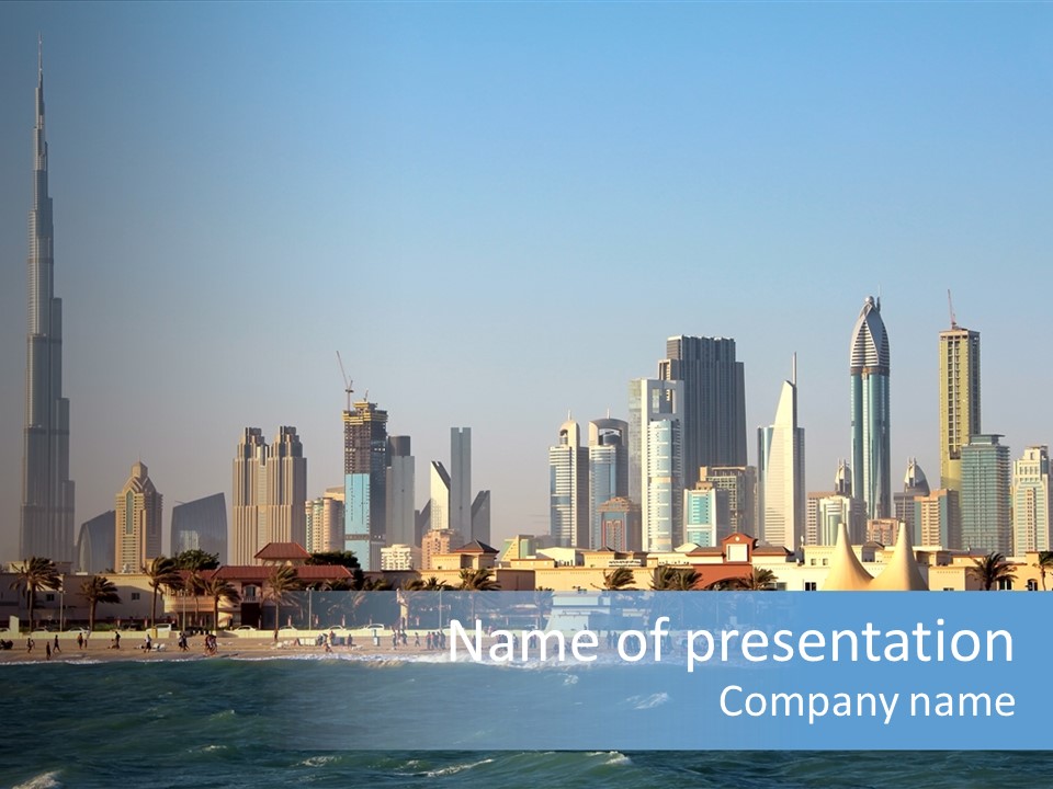 Luxury Arabic Emirates PowerPoint Template