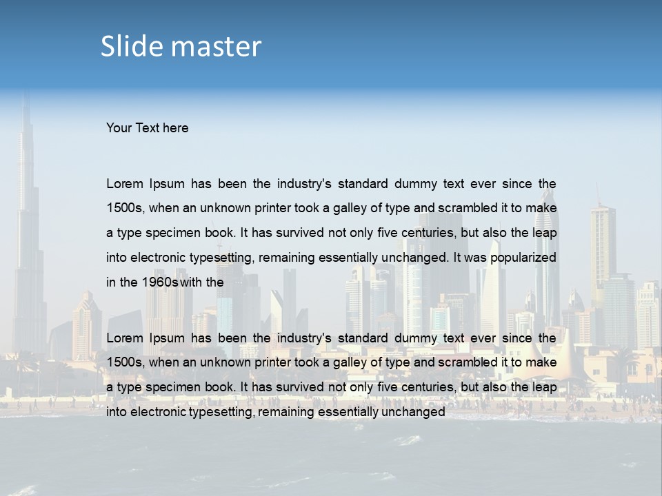 Luxury Arabic Emirates PowerPoint Template