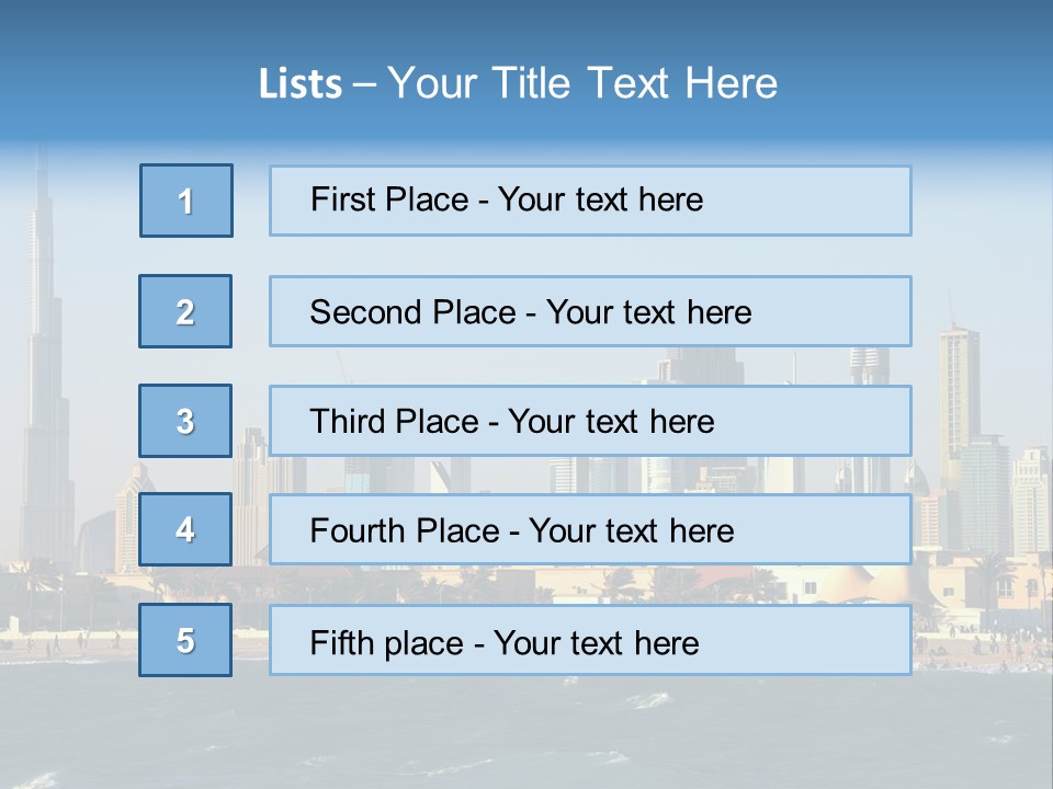 Luxury Arabic Emirates PowerPoint Template