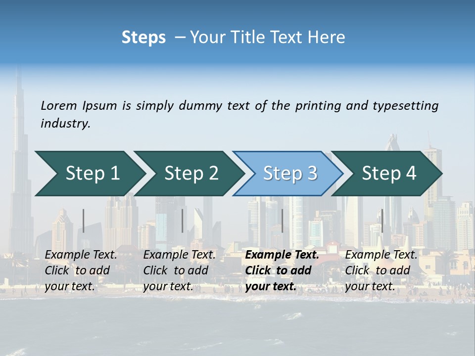 Luxury Arabic Emirates PowerPoint Template