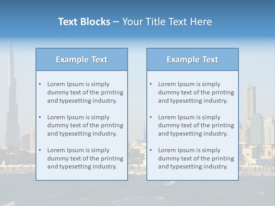 Luxury Arabic Emirates PowerPoint Template