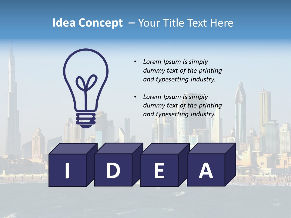 Luxury Arabic Emirates PowerPoint Template