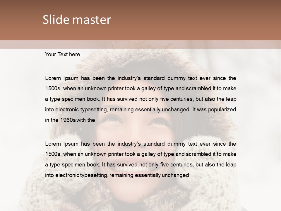 Mittens Seasonal  PowerPoint Template
