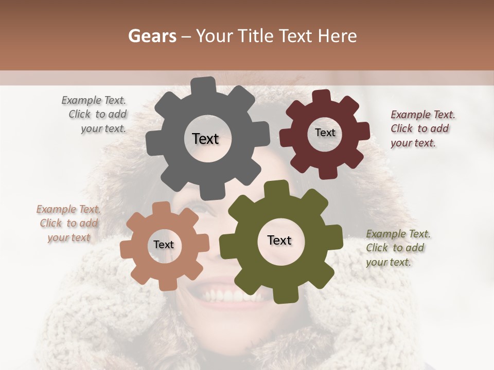 Mittens Seasonal  PowerPoint Template