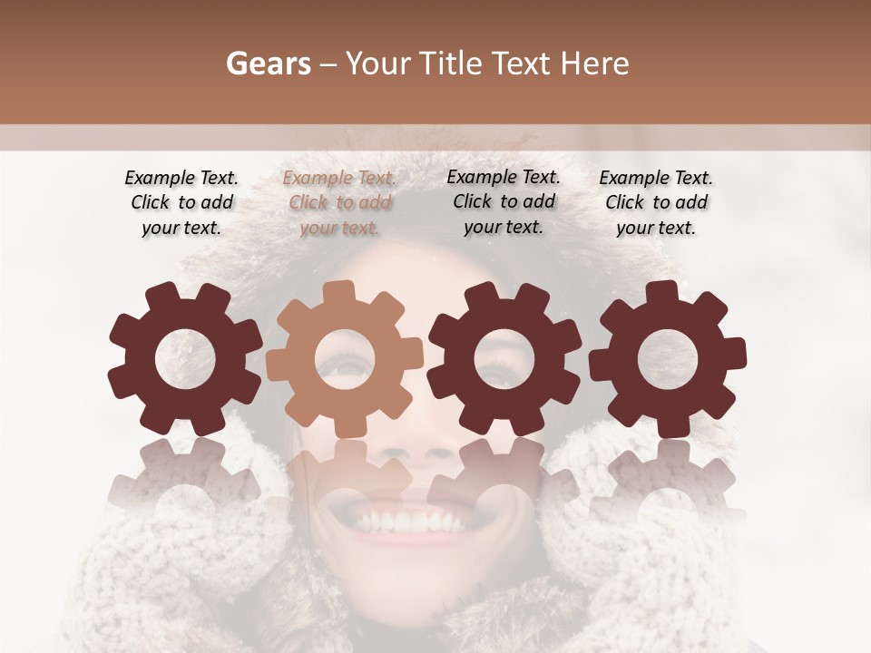 Mittens Seasonal  PowerPoint Template