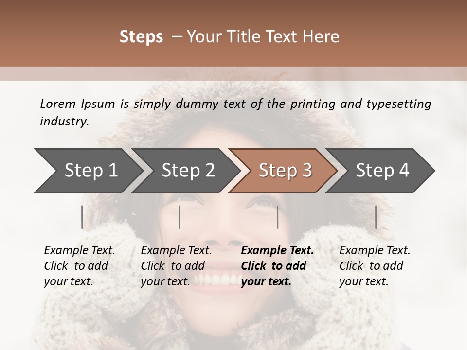 Mittens Seasonal  PowerPoint Template