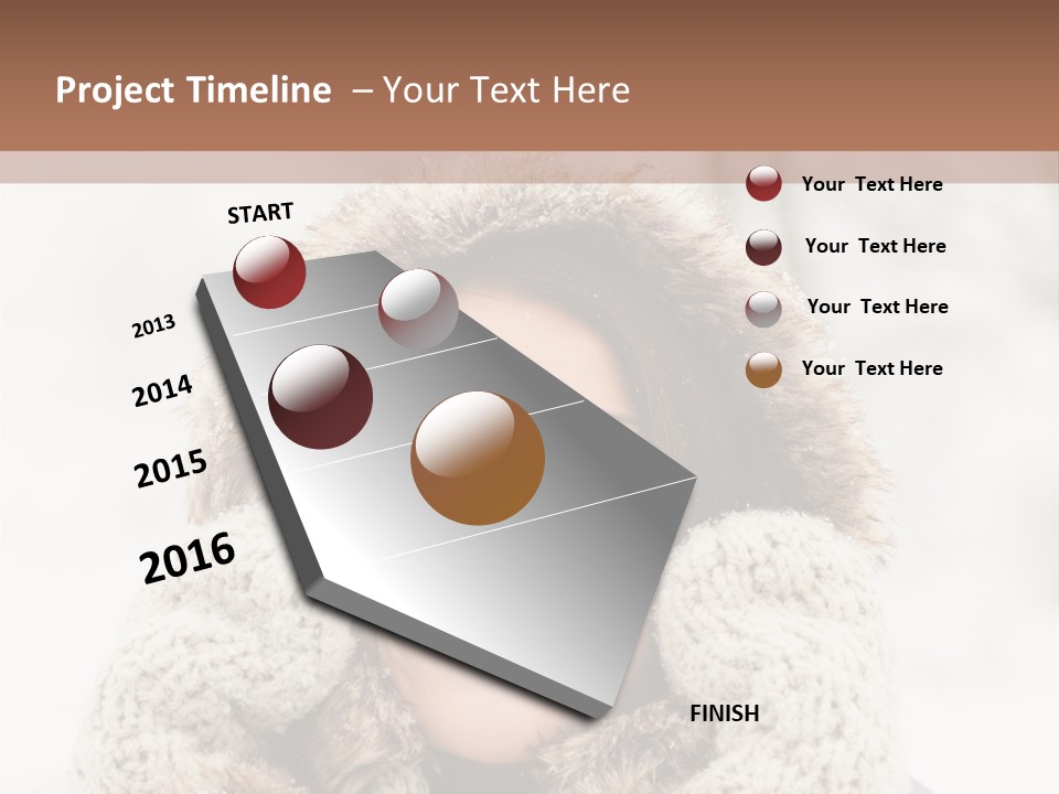 Mittens Seasonal  PowerPoint Template