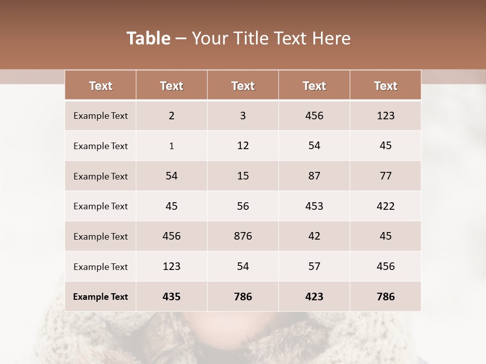 Mittens Seasonal  PowerPoint Template