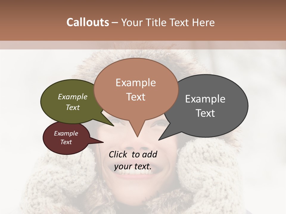 Mittens Seasonal  PowerPoint Template