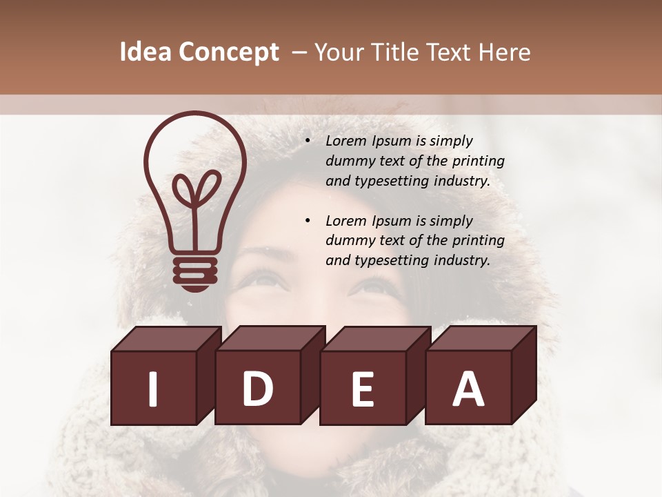 Mittens Seasonal  PowerPoint Template