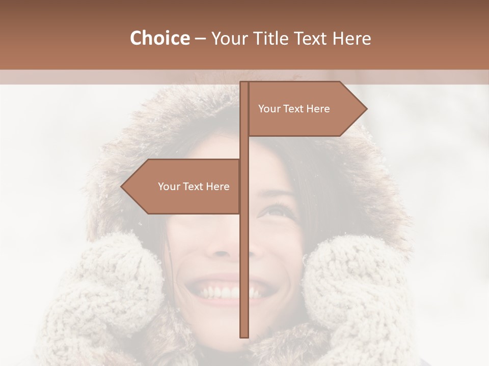 Mittens Seasonal  PowerPoint Template