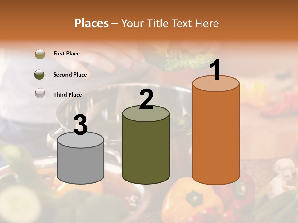 Cook Enjoying Interior PowerPoint Template