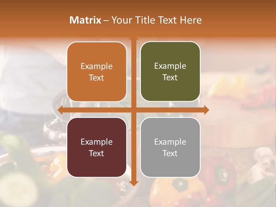 Cook Enjoying Interior PowerPoint Template