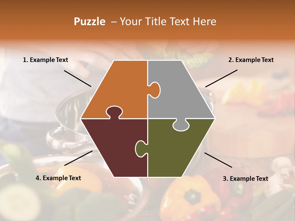 Cook Enjoying Interior PowerPoint Template