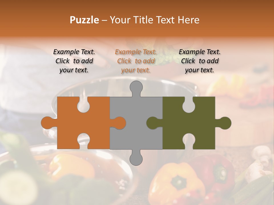 Cook Enjoying Interior PowerPoint Template