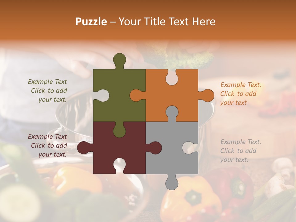 Cook Enjoying Interior PowerPoint Template