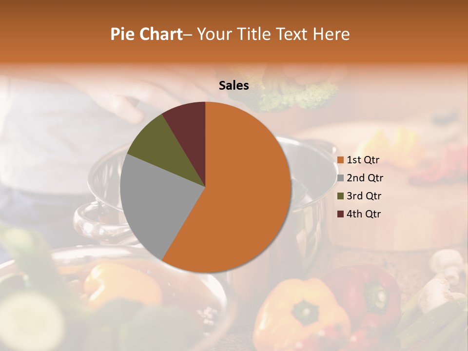 Cook Enjoying Interior PowerPoint Template
