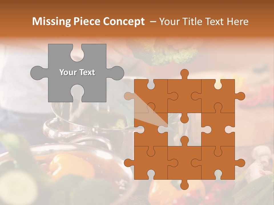 Cook Enjoying Interior PowerPoint Template