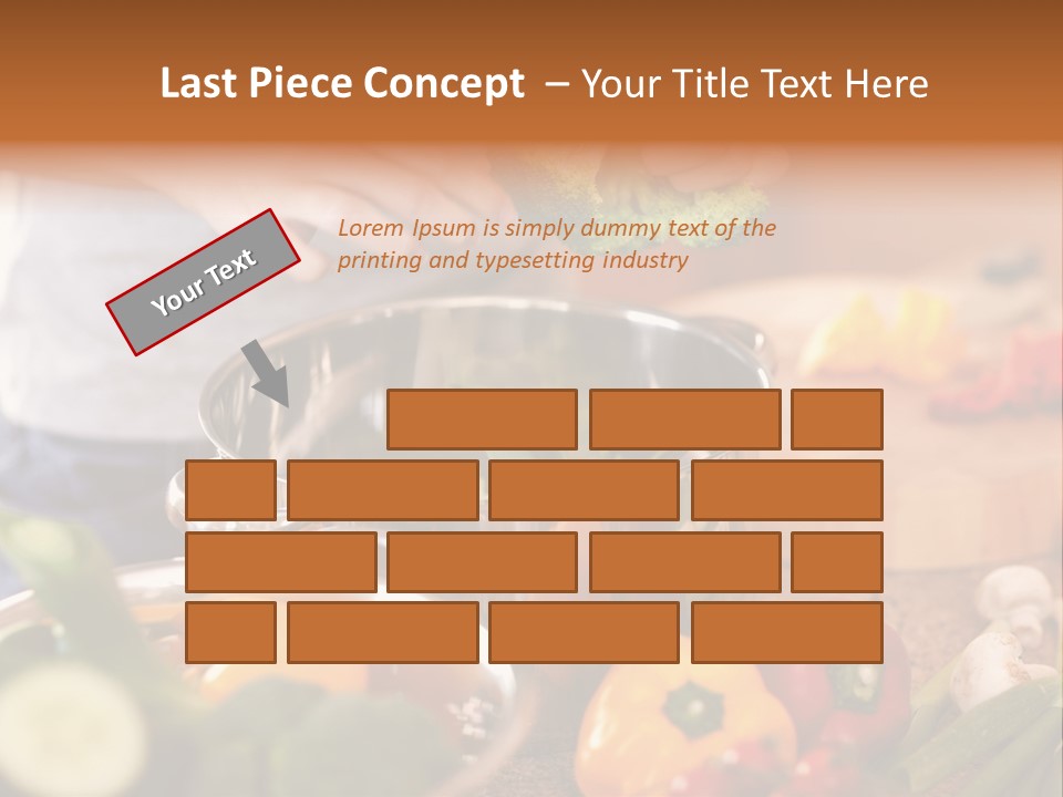 Cook Enjoying Interior PowerPoint Template