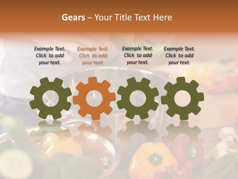 Cook Enjoying Interior PowerPoint Template