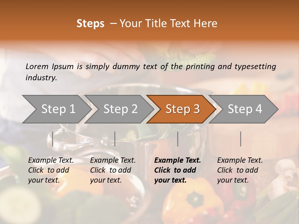 Cook Enjoying Interior PowerPoint Template