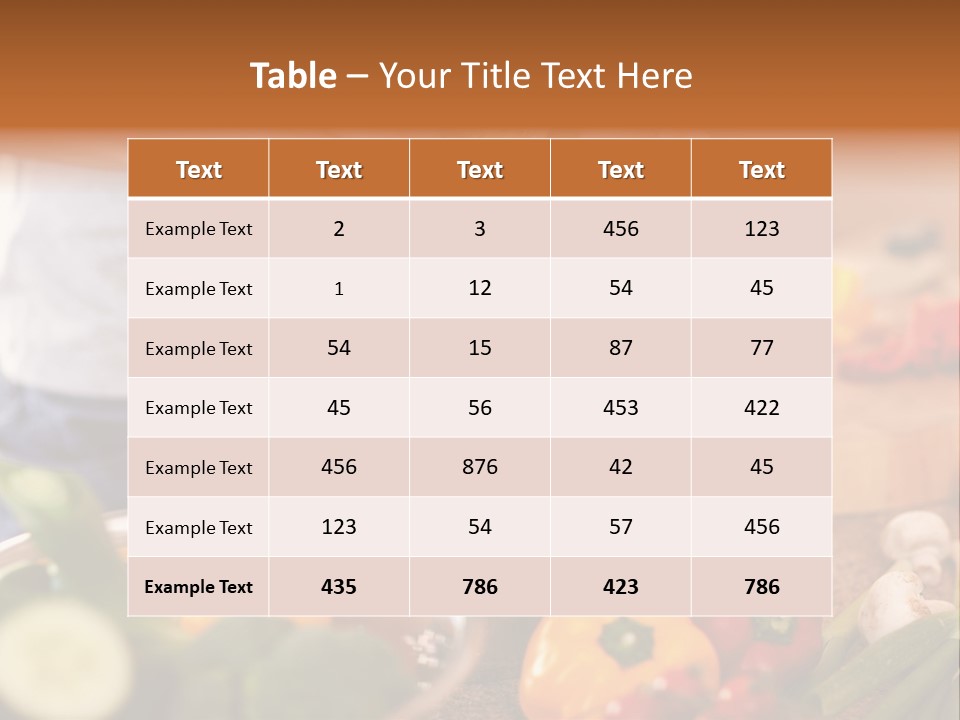 Cook Enjoying Interior PowerPoint Template